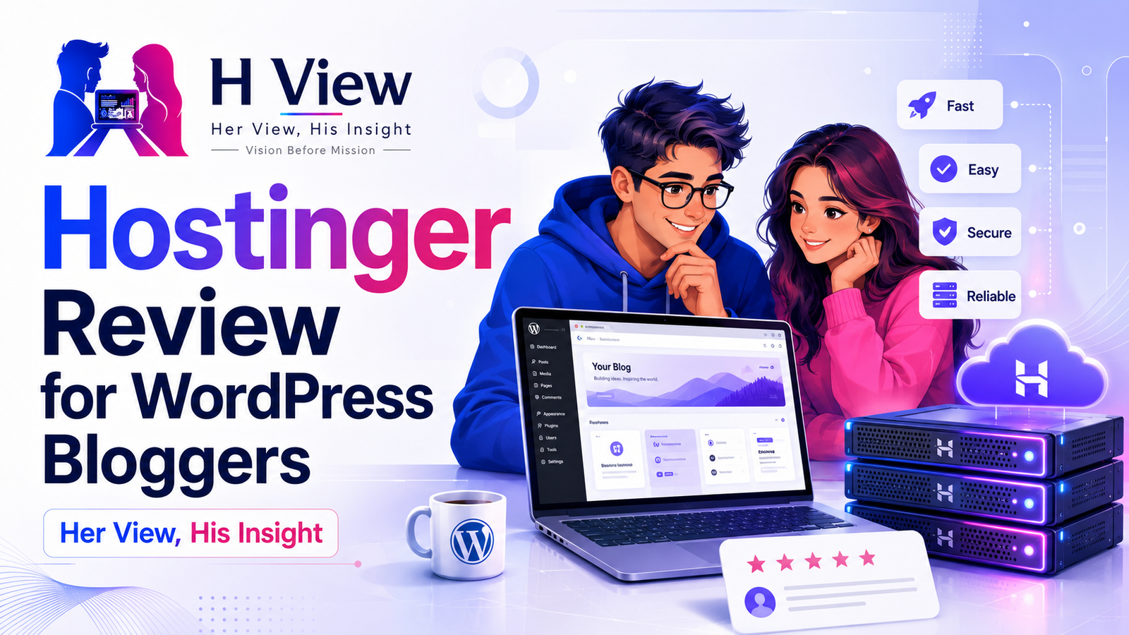 Hostinger Review for WordPress Bloggers: Her View, His Insight