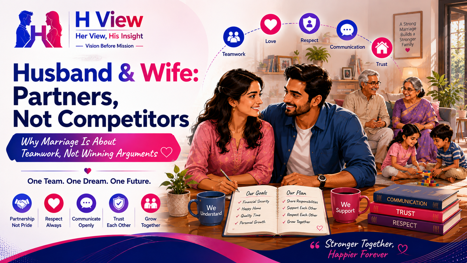 Husband and Wife: Partners, Not Competitors