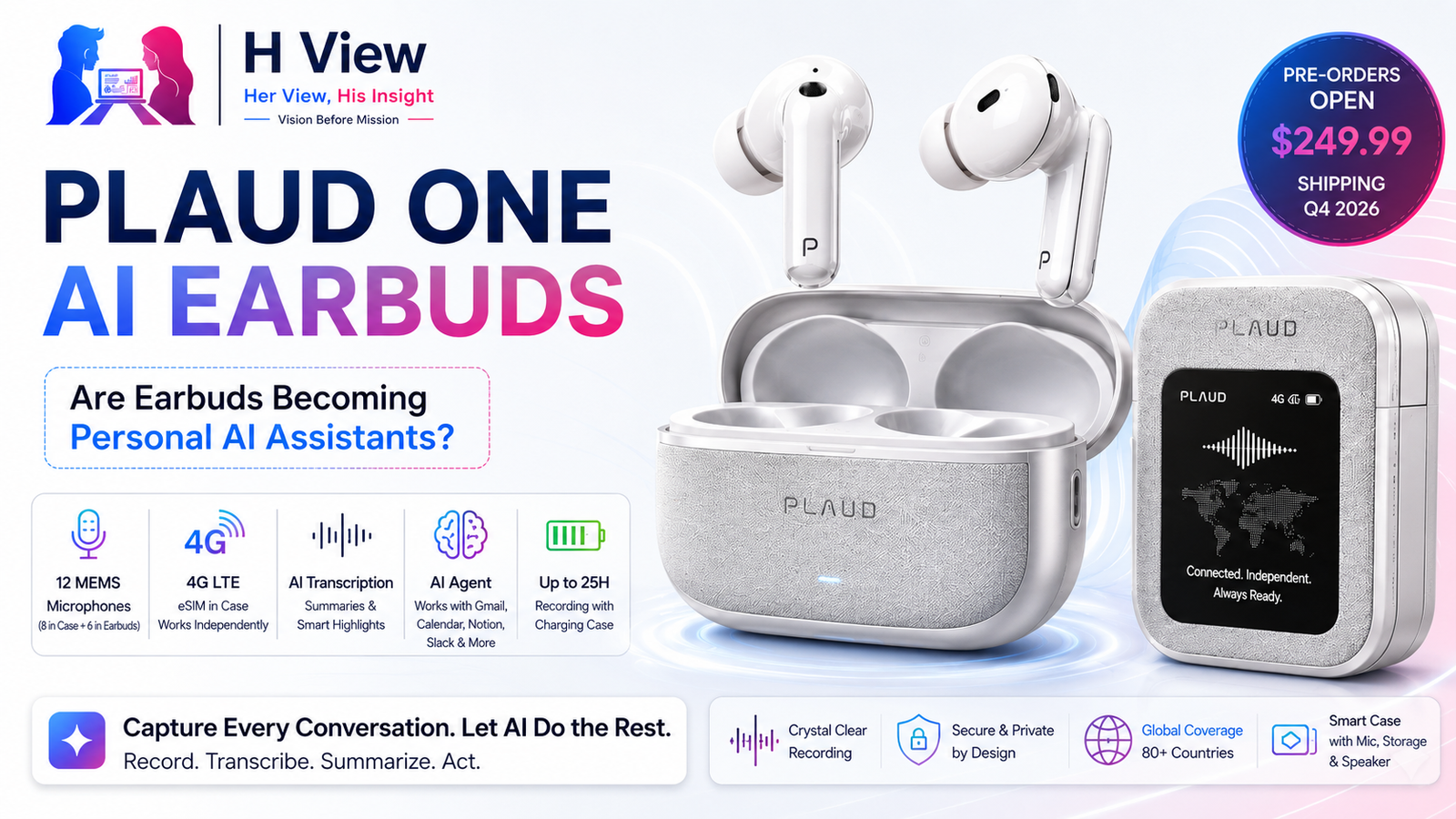 Plaud One AI Earbuds Explained: Are Earbuds Becoming Personal AI Assistants?
