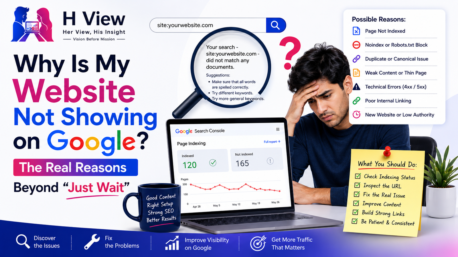 Why Is My Website Not Showing on Google? The Real Reasons Beyond “Just Wait”