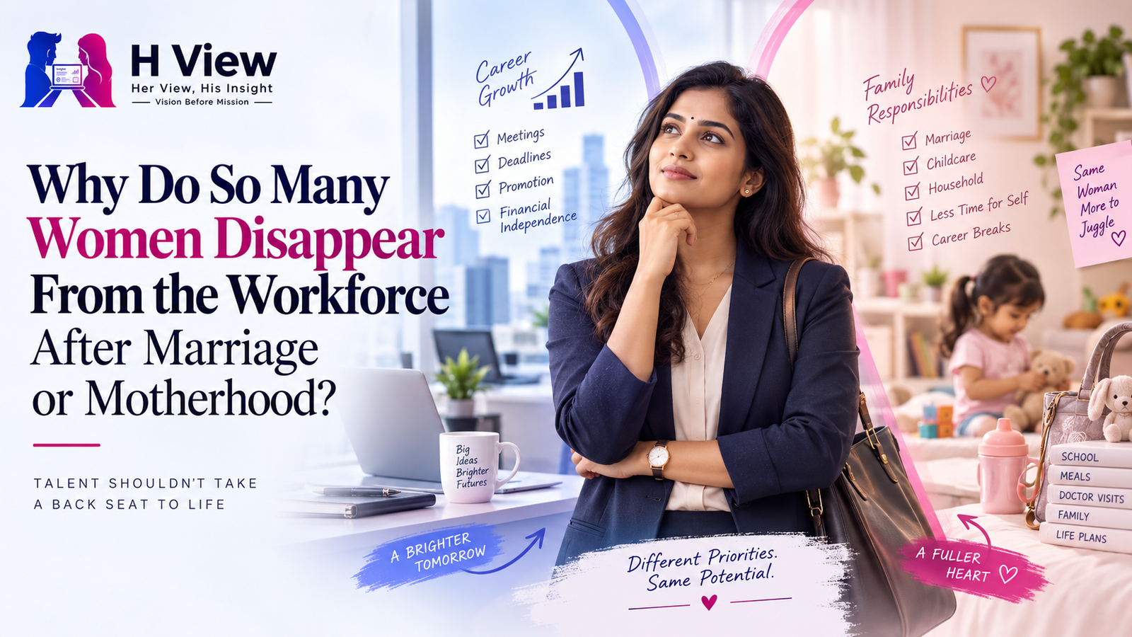Why Do So Many Women Disappear From the Workforce After Marriage or Motherhood?