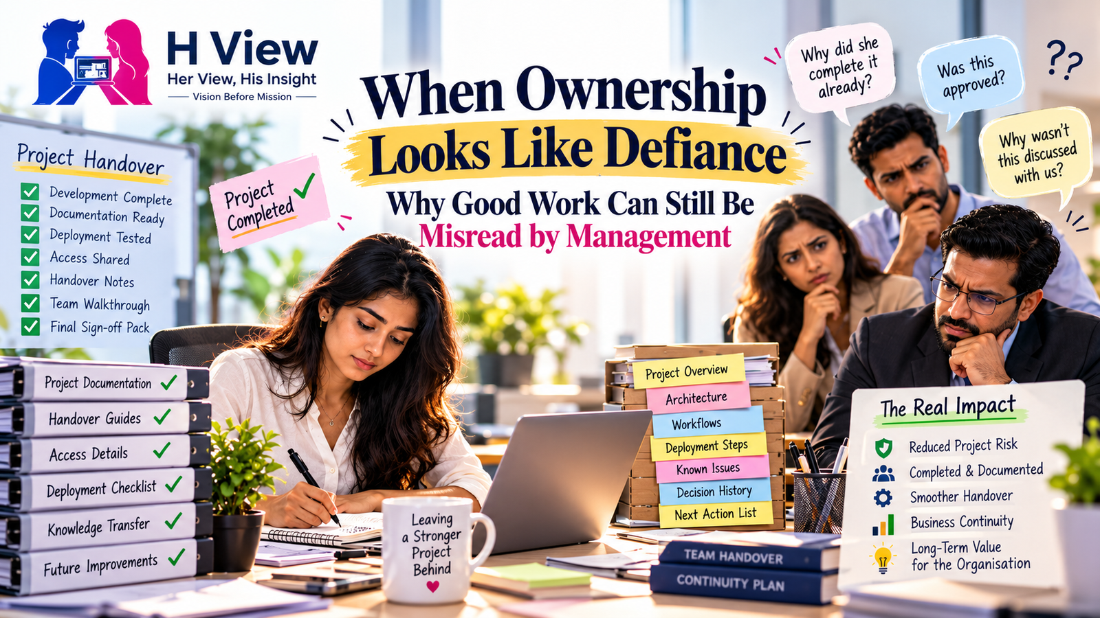When Ownership Looks Like Defiance: Why Good Work Can Still Be Misread by Management